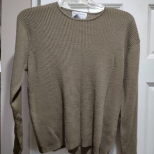 Rena Rowan Khaki Ribbed Knitwear